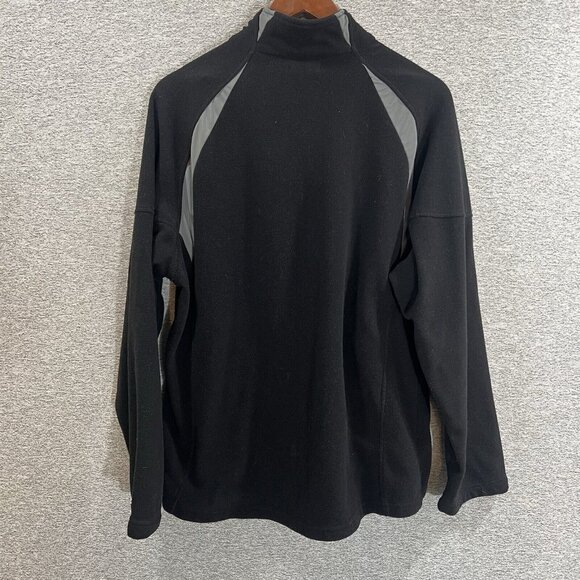 BMW Full Zip Fleece Jacket Mens Size XL Zipper Pockets Black - Picture 12 of 12